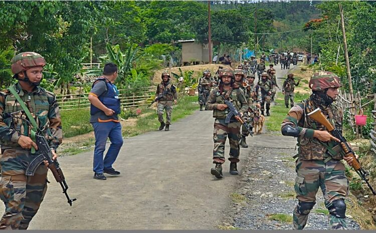 मणिपुर में फिर भड़की हिंसा,आंदोलनकारियों ने मंत्री का गोदाम फूंका,घर जलाने की कोशिश