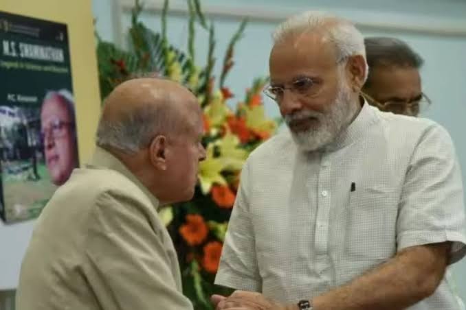  प्रो.स्वामीनाथन को पीएम मोदी ने किया याद,कहा-उनके बदौलत कृषि सेक्टर में शुरू हुआ नया युग